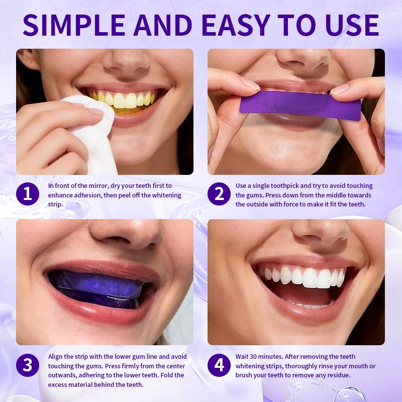 Purple Whitening Strips